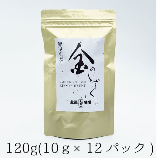 Additive-free bonito and kelp soup stock “Kin no Shizuku” / 04312